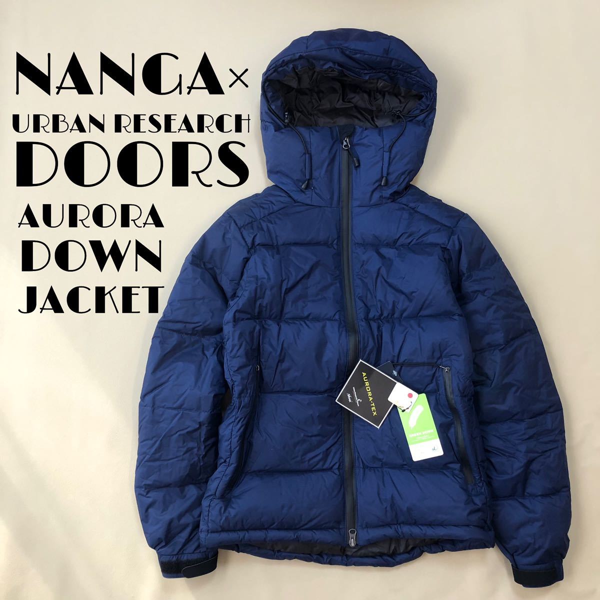 新品36ナンガ×アーバンリサーチ ドアーズ オーロラ ダウンジャケット