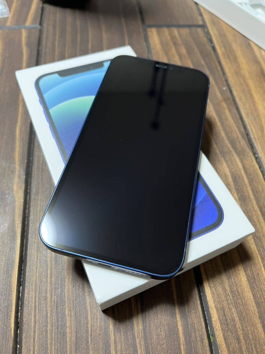 美品 SIMフリー iPhone12 128GB ブルー 中古本体 付属品あり｜Yahoo
