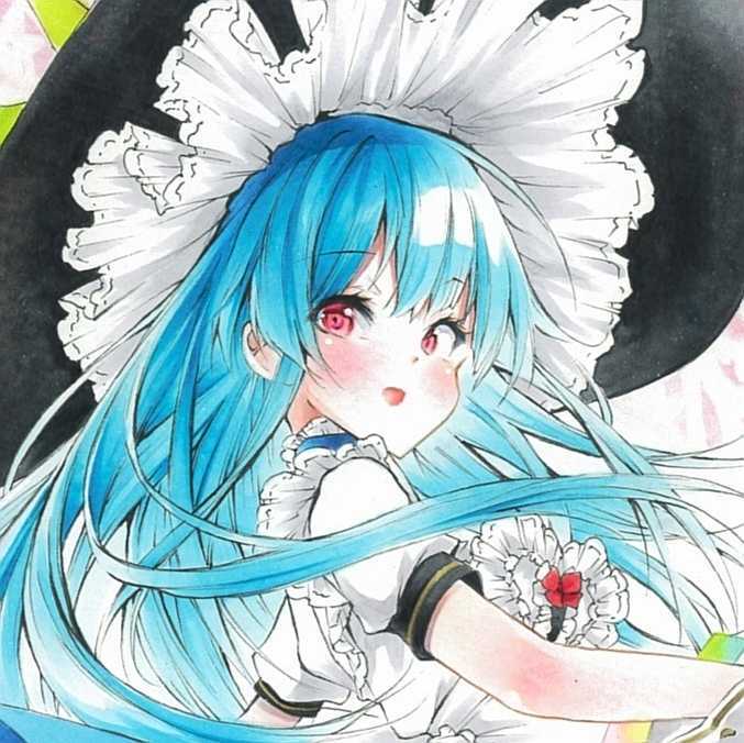 Yahoo!オークション - 同人手描きイラスト【東方Project 比那名居天子