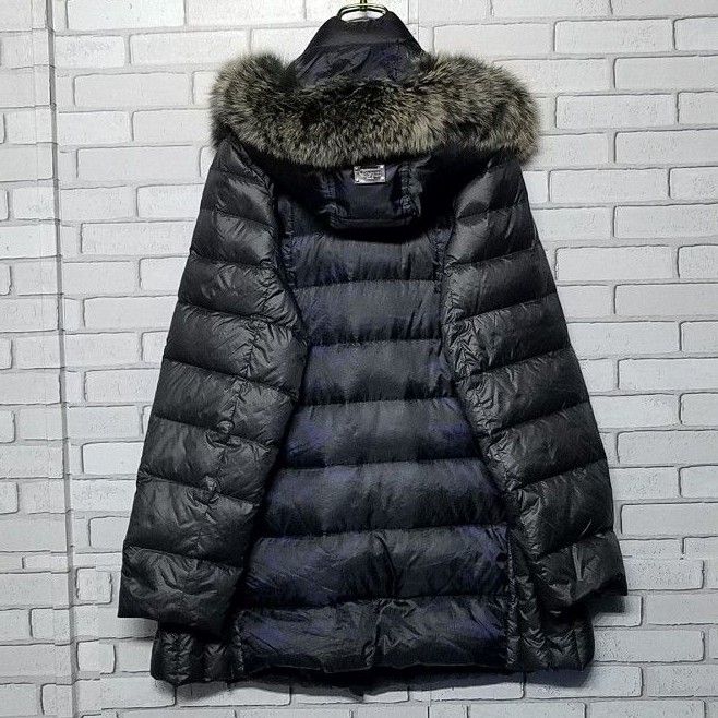 BALMAIN】バルマン ダウンコート ミドル丈 ブルーフォックスファー