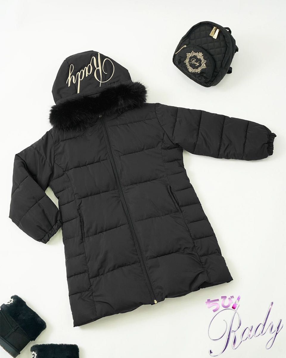 新品未使用 Rady ちびRady ファーエコダウンコート ダウンジャケット