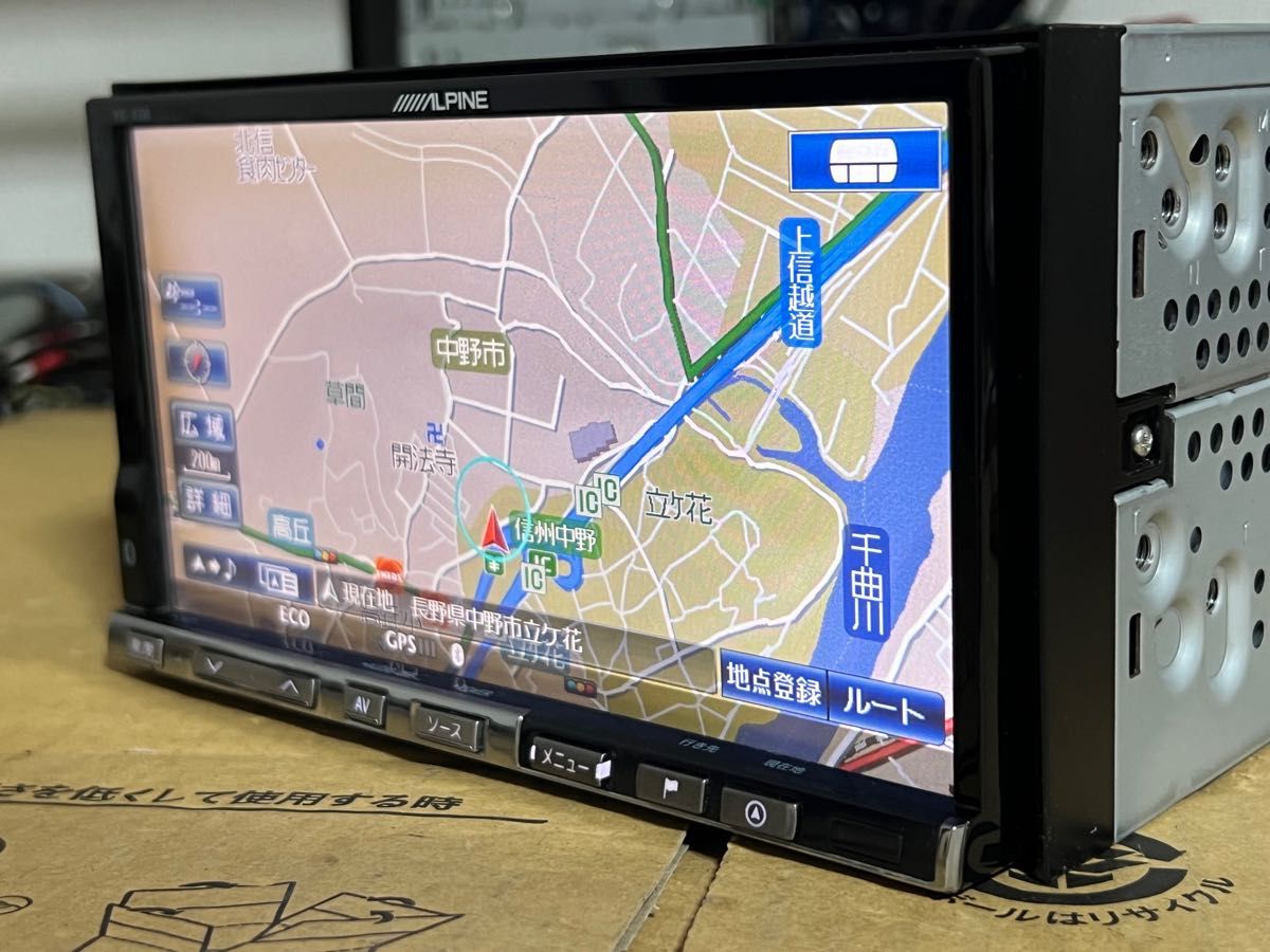 ALPINE アルパイン HDDナビ Bluetooth 地デジ VIE-X08｜Yahoo!フリマ