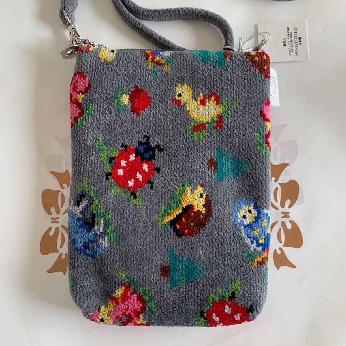 フェイラー ハイジ ハイジフレンズフォレスト スマホショルダー グレー