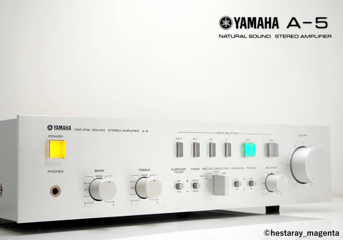Yahoo!オークション - 【整備・レストア済 準美品】 YAMAHA A-5 プリ