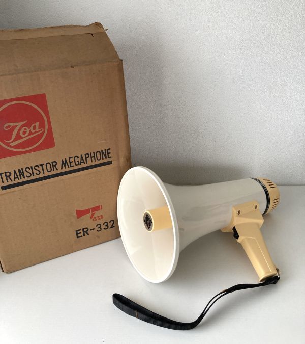 Yahoo!オークション - TOA トランジスターメガホン 拡声器 ER-332 通電
