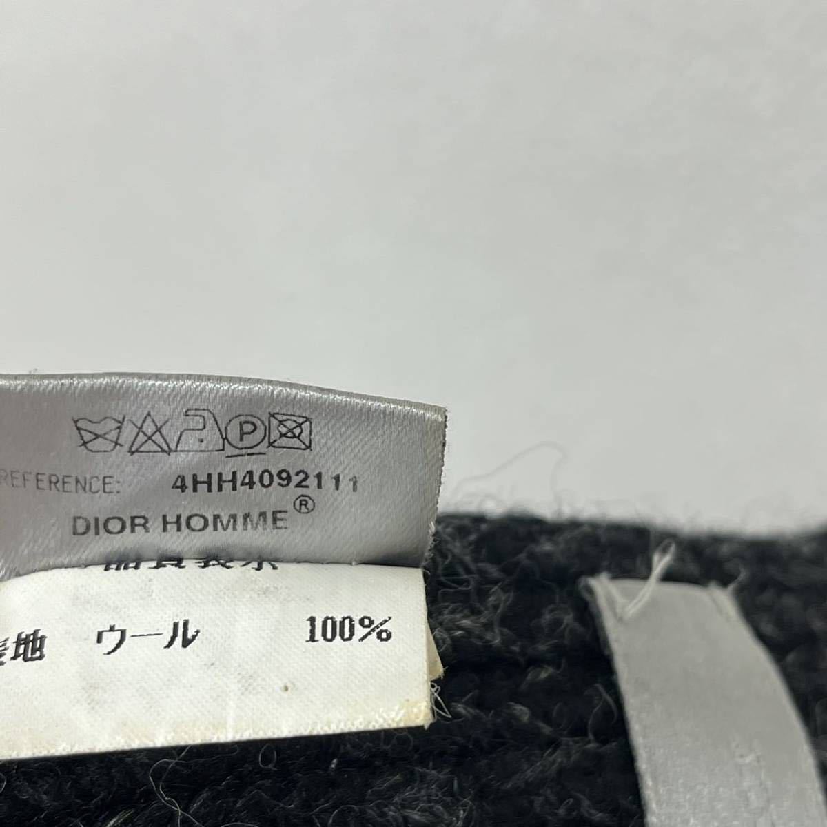 DIOR HOMME ディオールオム 04AW エディ期 ウール アシンメトリー