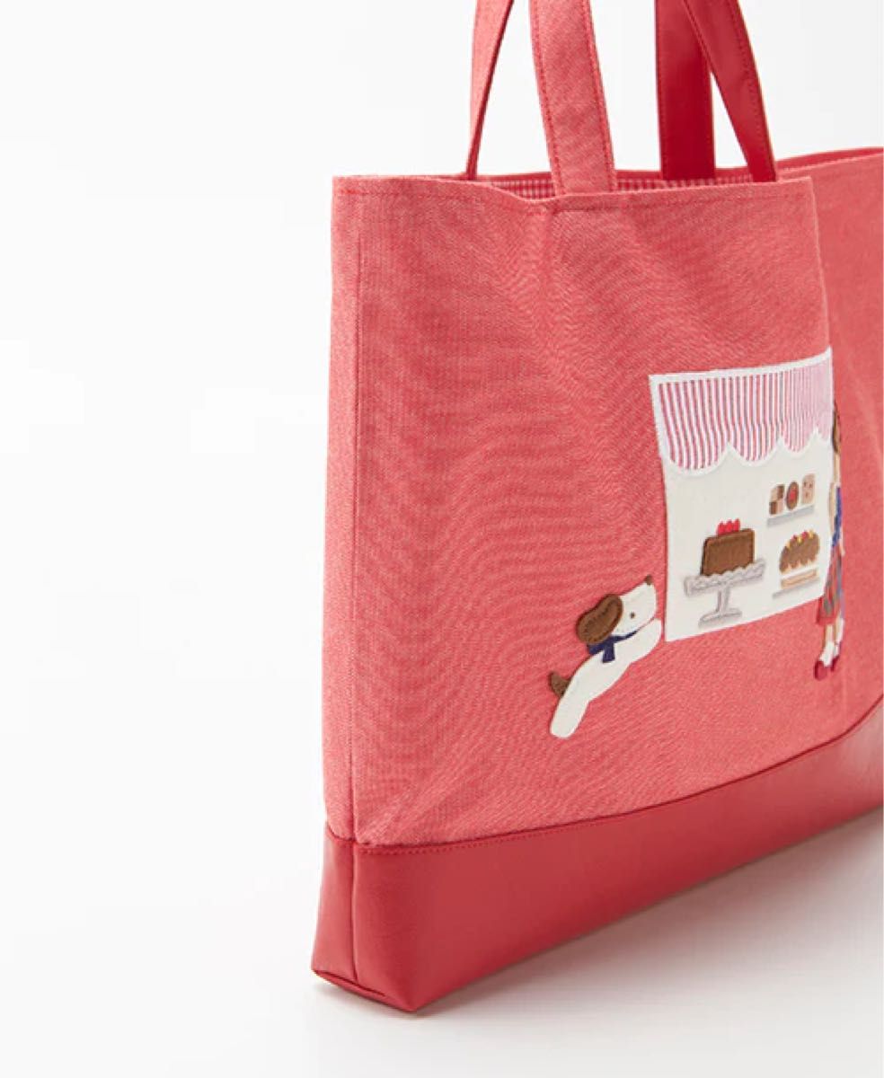 ほぼ新品】familiar ファミリア ブック入れ ブックイレ レッド RD