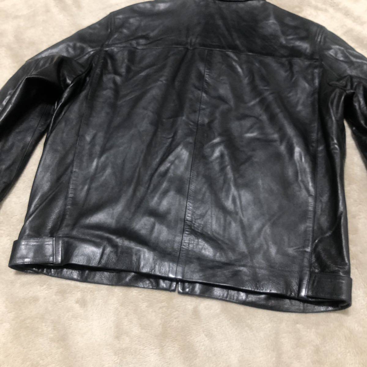 希少 高級 agnes b homme アニエスベー オム レザージャケット 本革