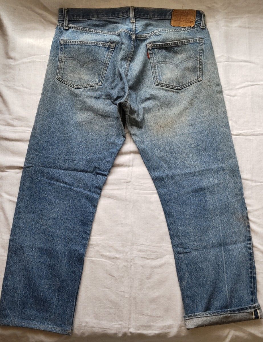 Levi's501 66後期 赤耳 リーバイス ヴィンテージノーリペア 紙パッチ