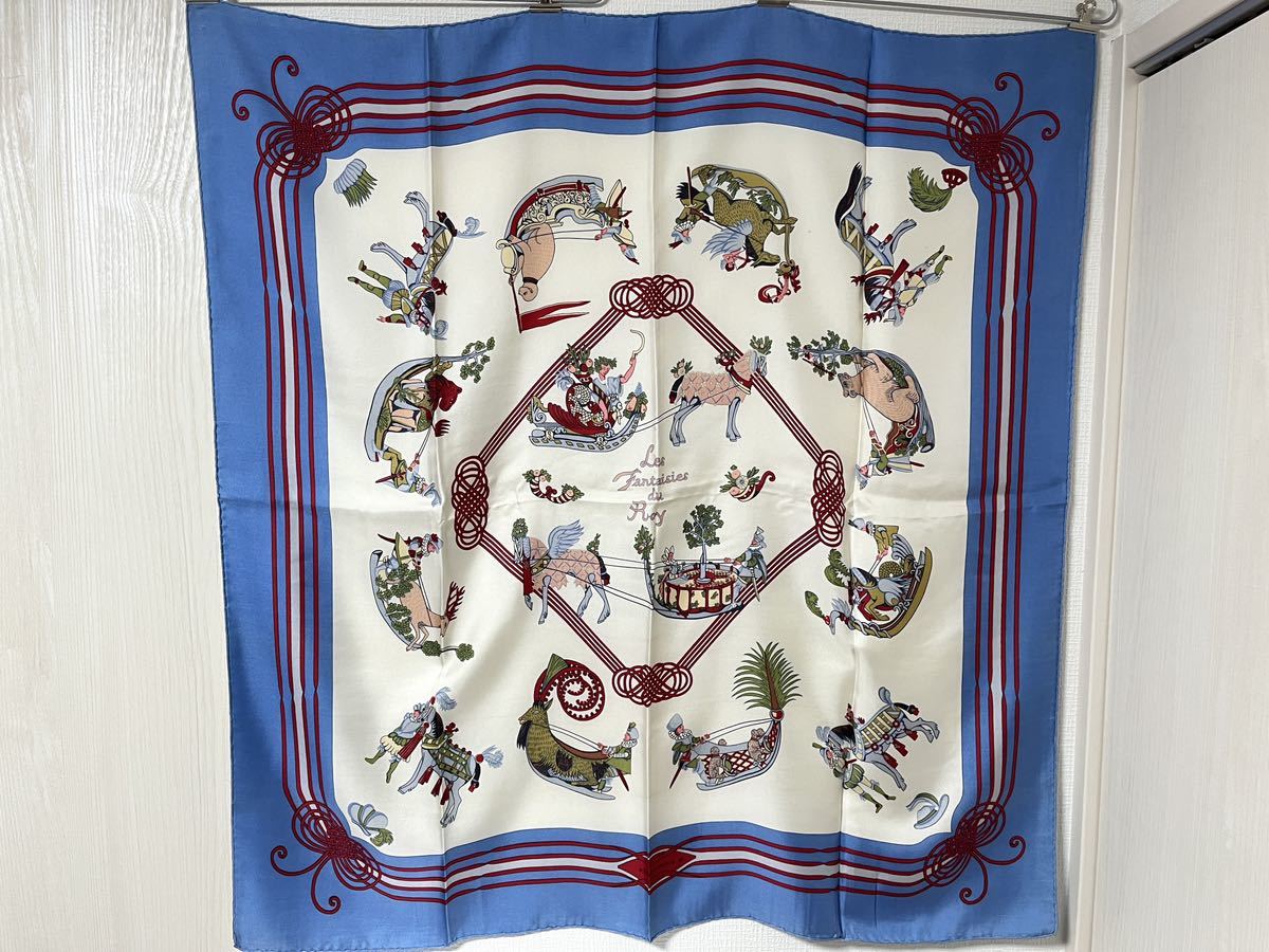 HERMES エルメス カレ90 Les fantaisies du Roy｜Yahoo!フリマ（旧