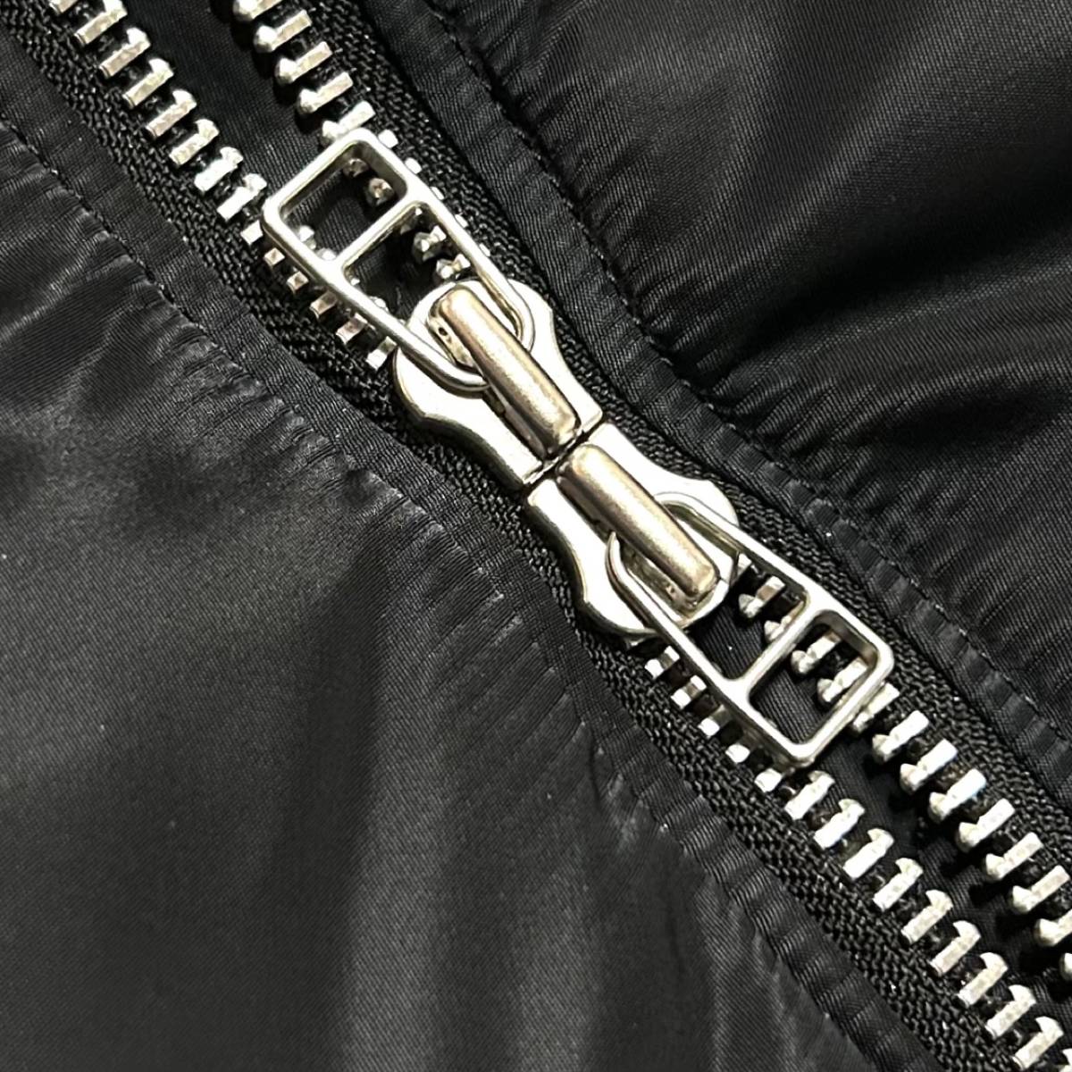 名作 syte yohji yamamoto Nylon Oversize Padded MA-1 jacket 3 黒