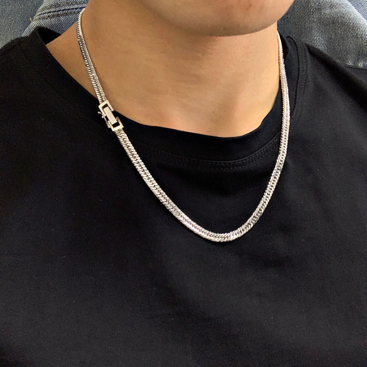喜平ネックレス 12面トリプル 50cm 特注品 中折れセーフティー付き