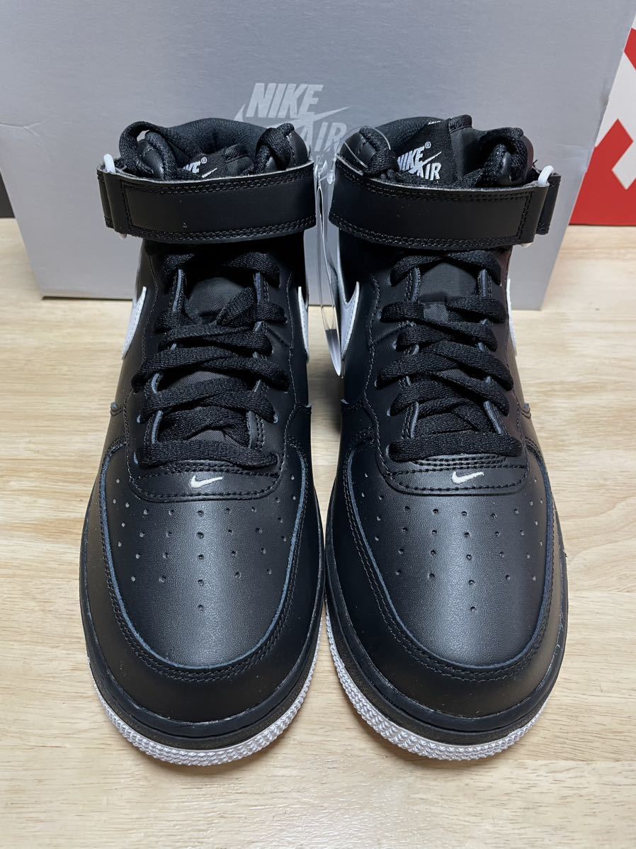 NIKE ナイキ エア フォース 1 MID '07 27 5㎝ 新品 ブラック/ブラック