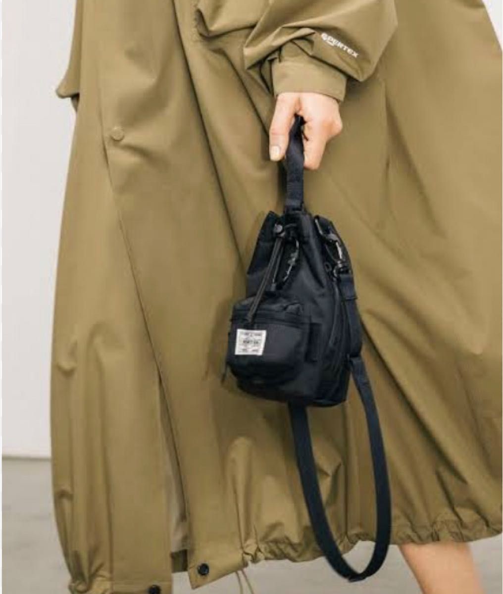 HYKE x PORTER BONSAC MINI & COIN CASE 黒 ブラック ハイク ポーター