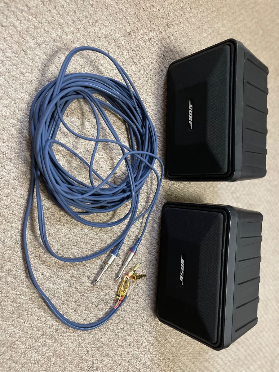 BOSE 101MM 音質良好 シリアル連番 鳥マーク スピーカーケーブル付き