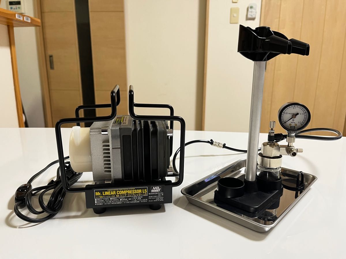 GSIクレオス リニアコンプレッサーL5 レギュレーター エアブラシ