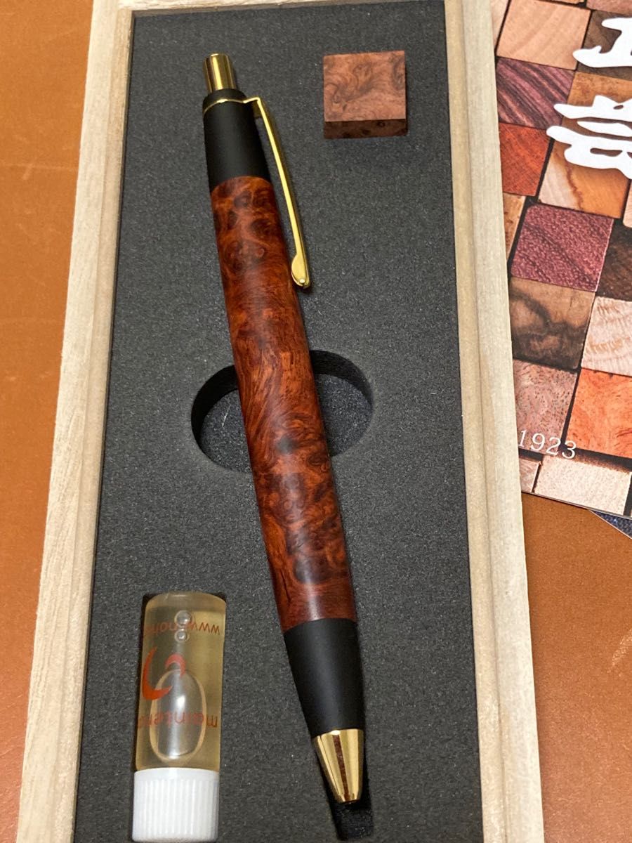 野原工芸 特上花梨瘤 ボールペン スタンダード ゴールド｜Yahoo!フリマ