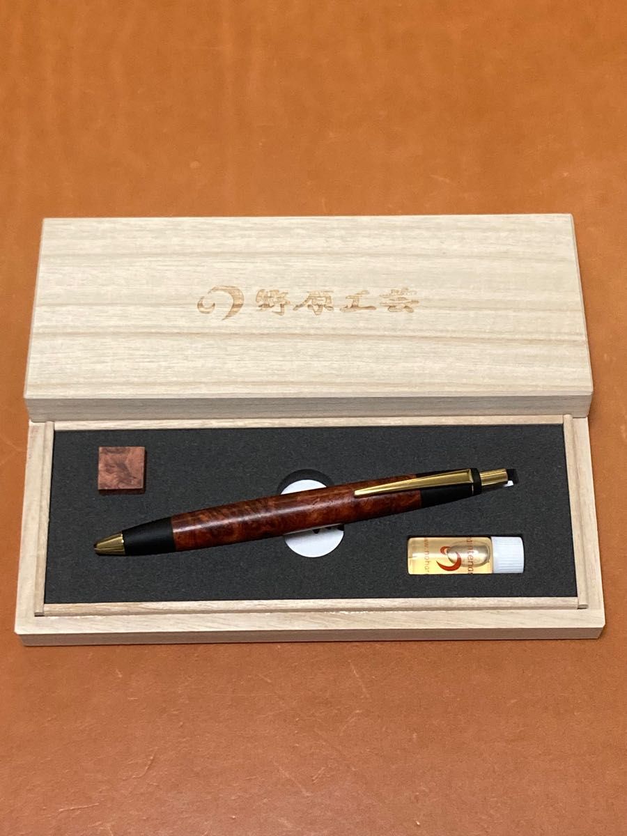 野原工芸 特上花梨瘤 ボールペン スタンダード ゴールド｜Yahoo!フリマ