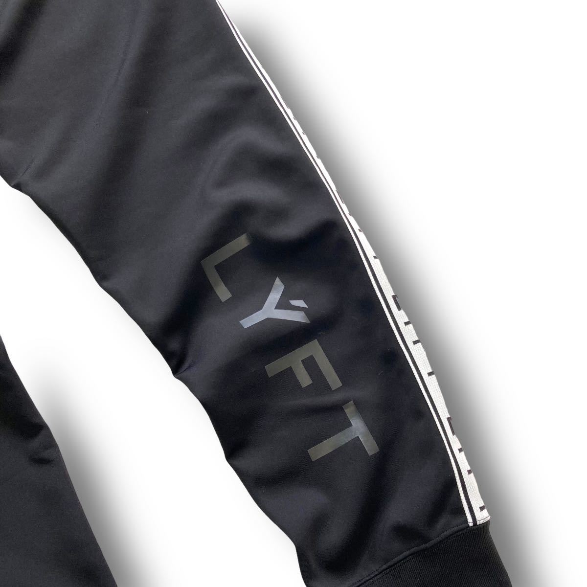 LYFT】LYFT LOGO LINE JERSEY PANTS - BLACK リフト サイドロゴライン