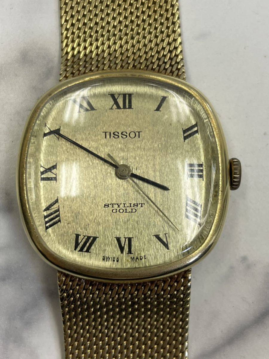 Yahoo!オークション - 2.稼動品・TISSOT ティソ STYLIST GOLD スタイリ
