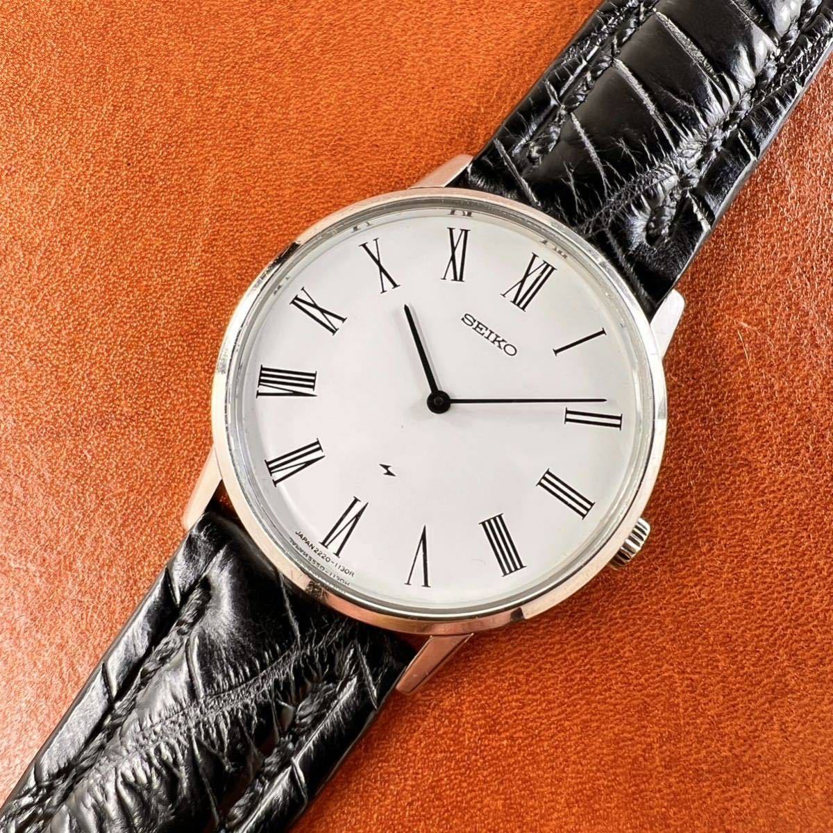 Yahoo!オークション - OH済 極上美品 SEIKO Chariot ローマ数字文字盤