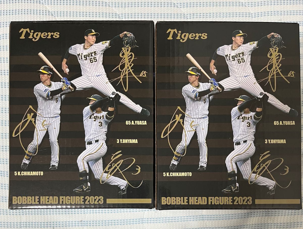 阪神タイガース 2023 ボブルヘッド人形 大山悠輔 選手・近本光司 選手