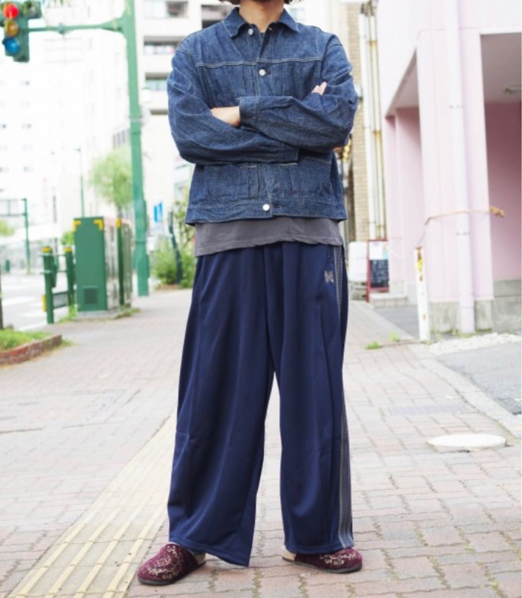 21aw needles ヒザデル トラックパンツ ネイビー｜Yahoo!フリマ（旧
