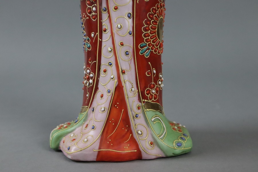 Yahoo!オークション - 九谷焼 色絵金彩 春画人形 高30 5cm 箱付 舞妓