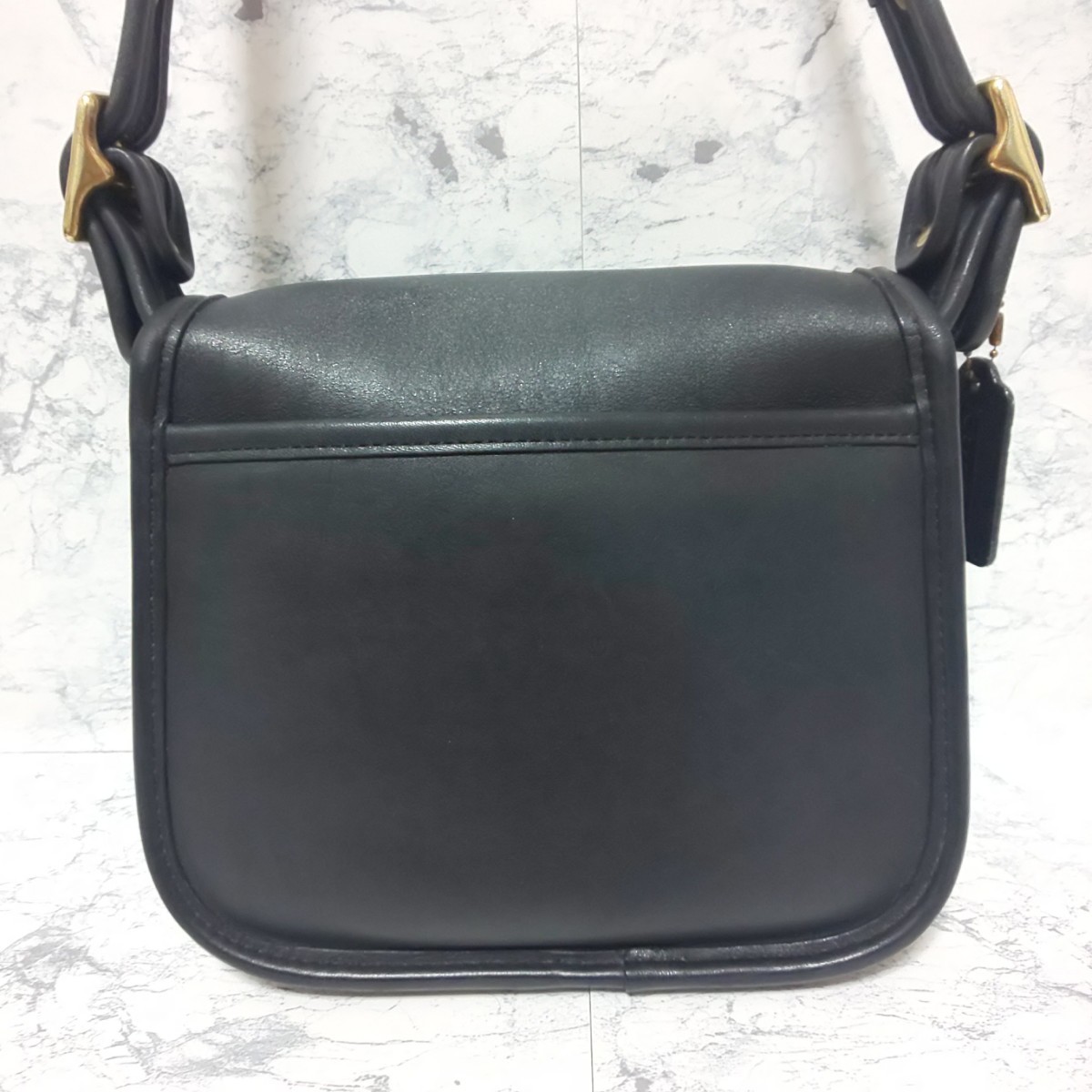 極美品/USA製】OLD COACH オールドコーチ ヴィンテージ フラップ ミニ