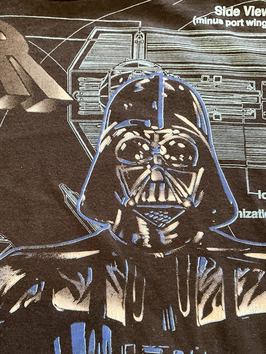 90s USA製 STAR WARS スターウォーズ ダースベーダー Tシャツ ユースXL