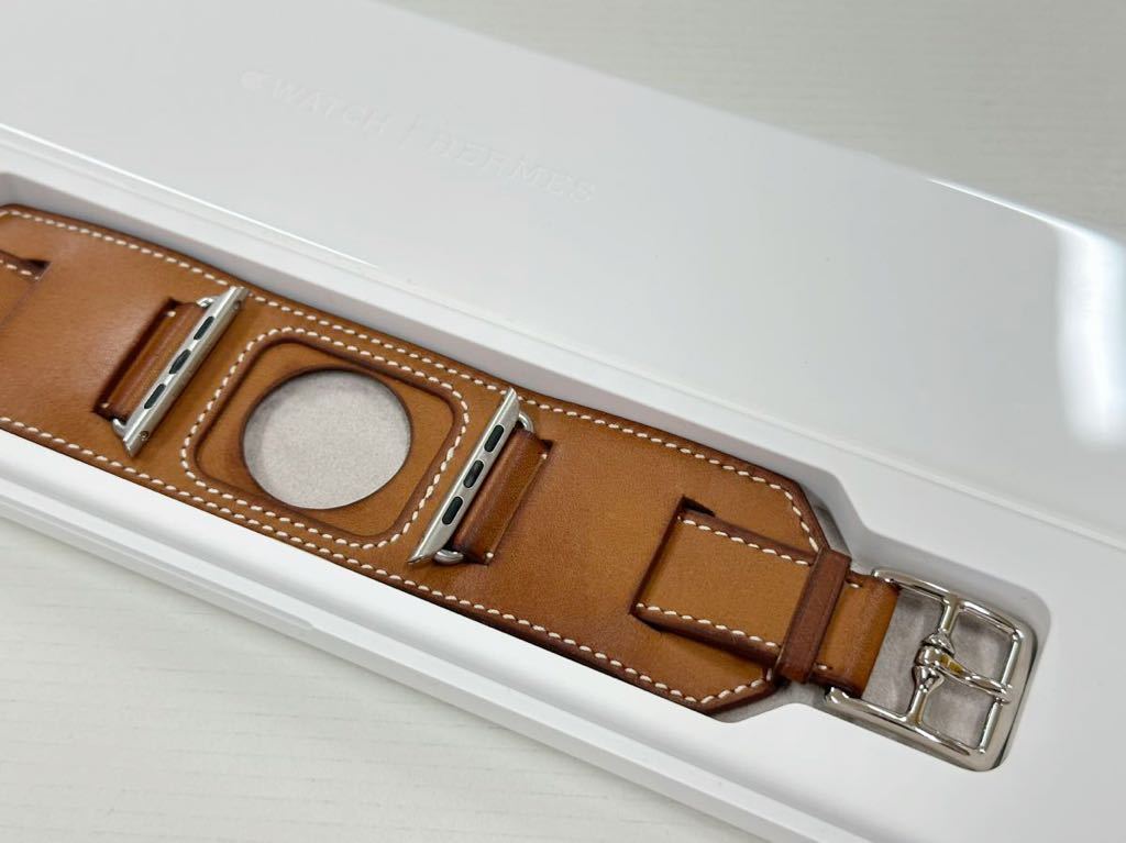 即決 希少 美品 レア Apple watch HERMES カフ フォーヴ アップル