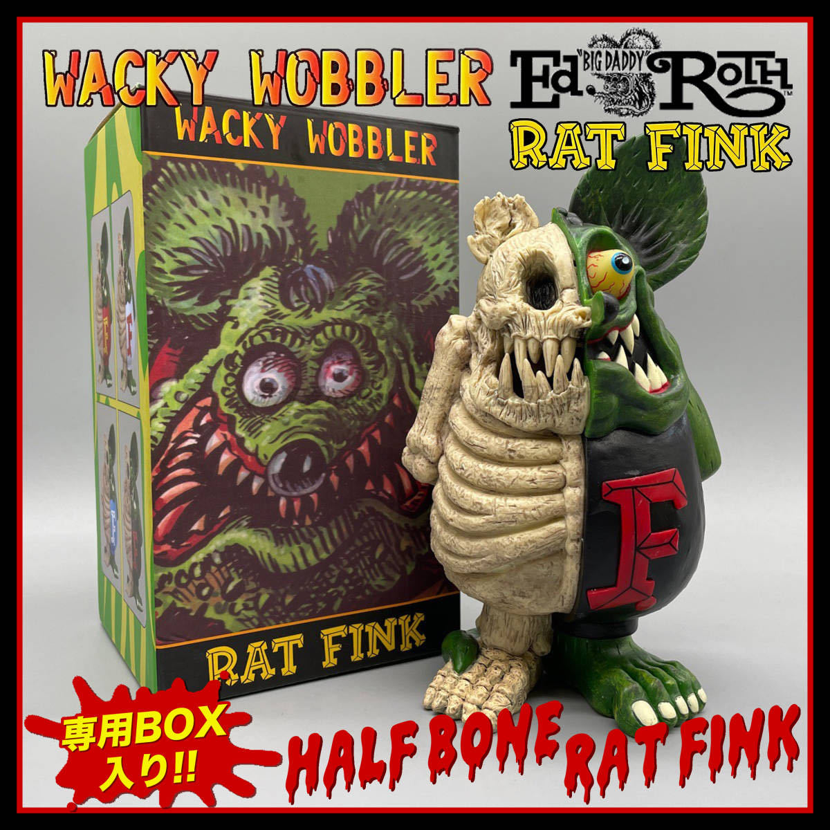 Yahoo!オークション - 【新品未使用】RAT FINK (ラットフィンク) ハー