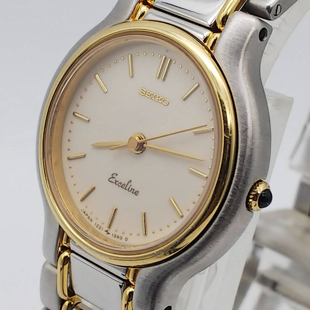 送料無料【電池交換済】 SEIKO セイコー エクセリーヌ EXCELINE 純正