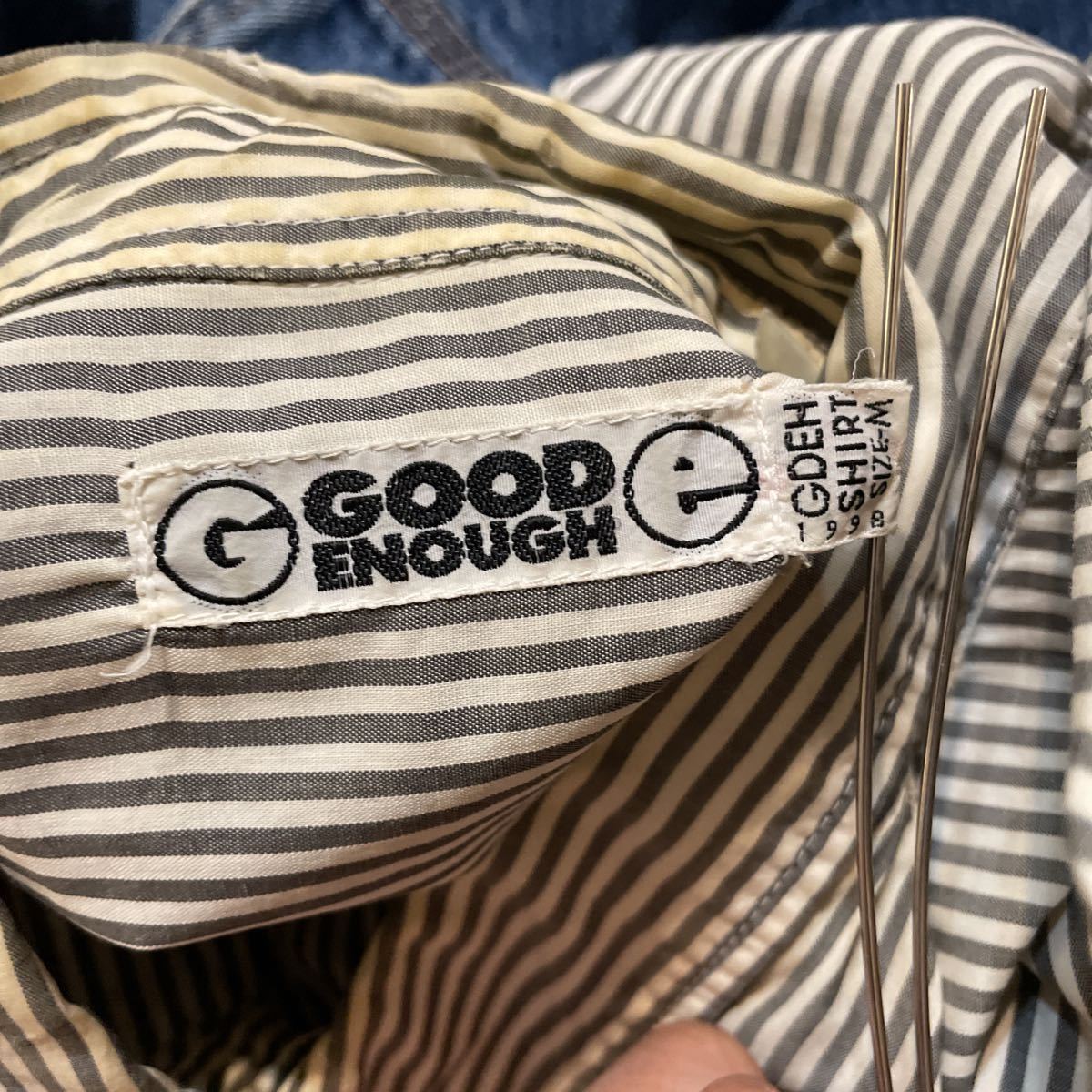 激レア 初期『GOOD ENOUGH』 98年製アーカイブ背ロゴプルオーバー半袖