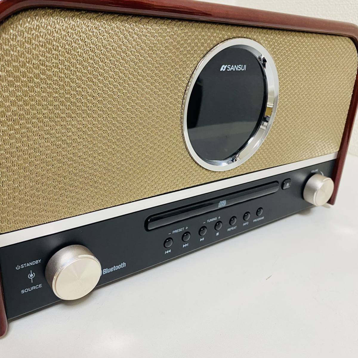 SANSUI CDプレーヤー Bluetooth対応 SMS-800BT｜Yahoo!フリマ（旧