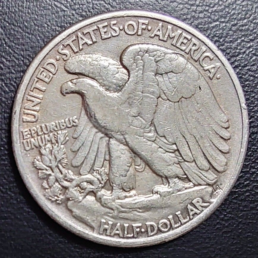 1945年アメリカ銀貨 ウォーキングリバティ ハーフダラー silver900