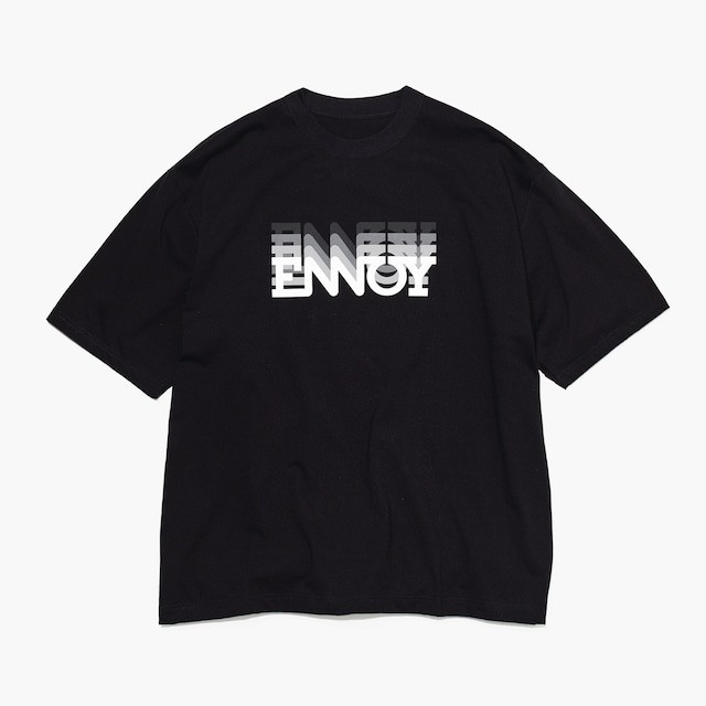 新品未使用 Lサイズ ennoy ELECTRIC LOGO GRADATION SS TEE black
