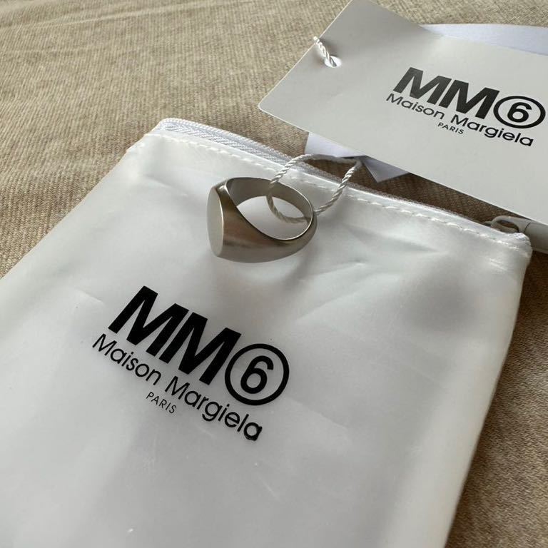 5新品 メゾンマルジェラ MM6 シュバリエ リング シルバー 23SS size 5