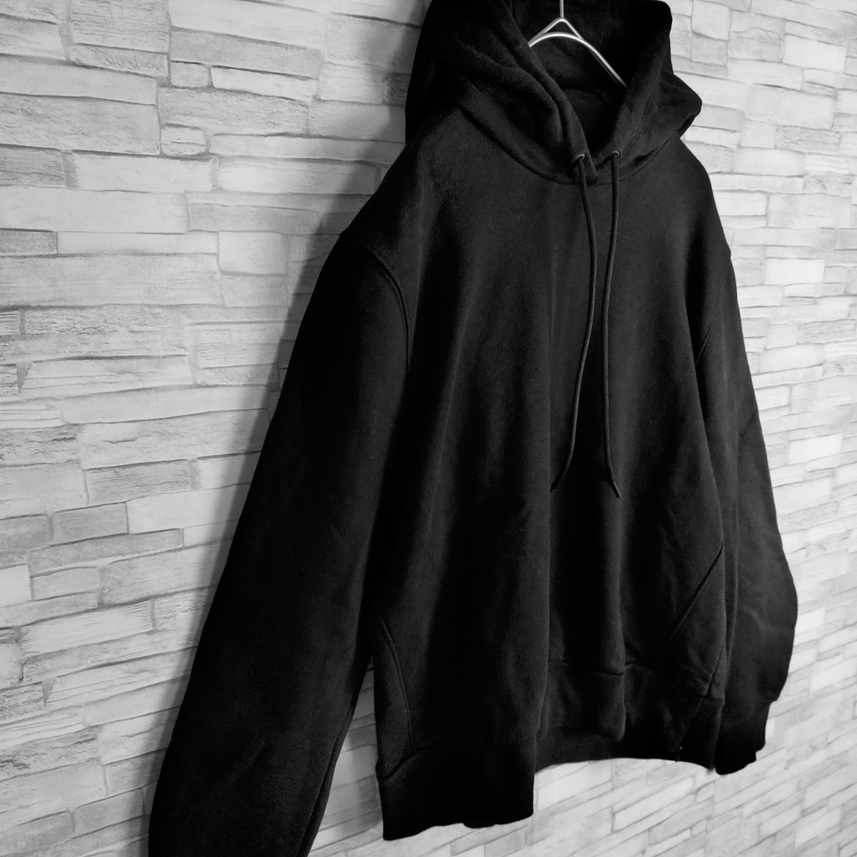 人気】Y-3 内田すずめデザイン プルオーバーパーカー BLACK バック