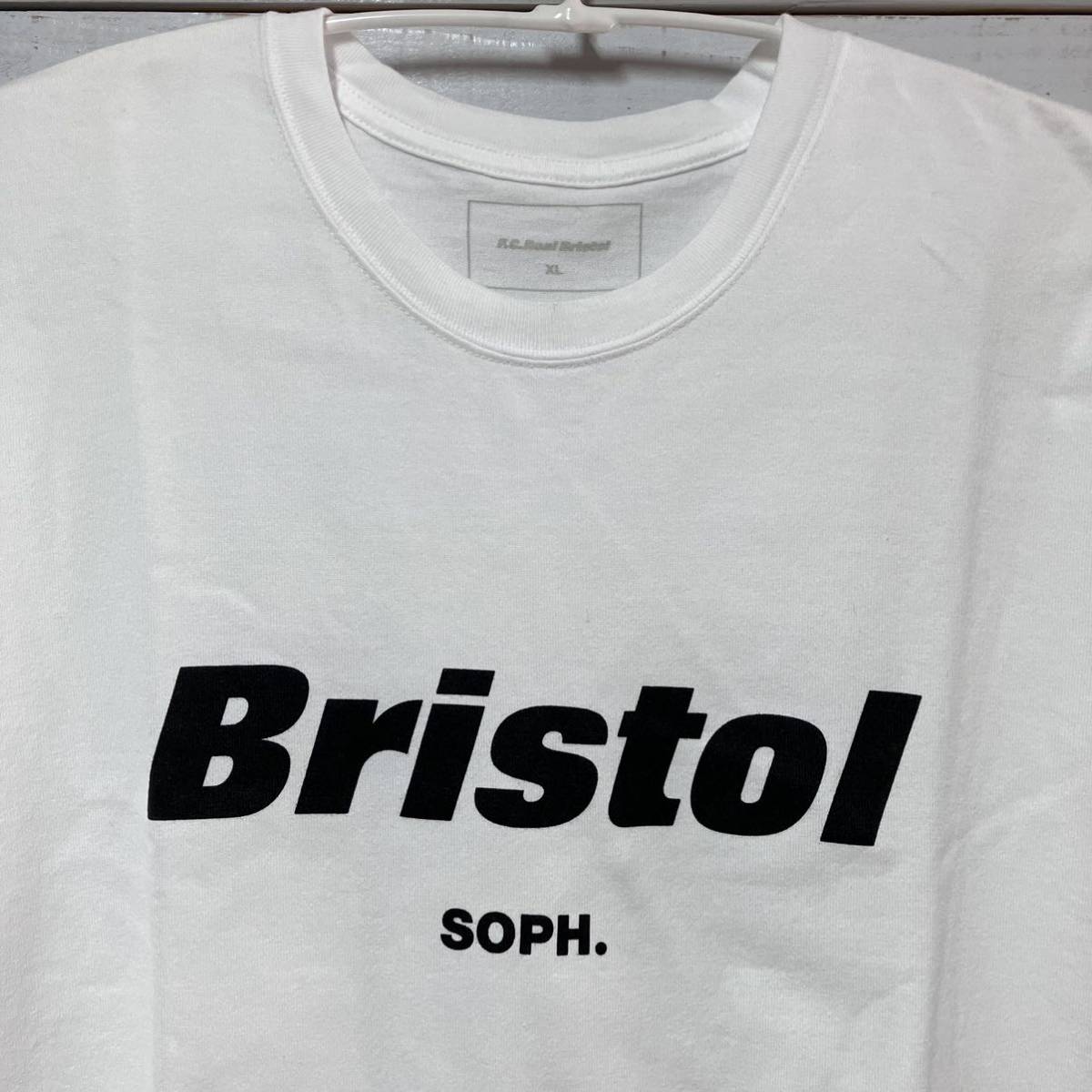 送料無料 SIZE XL FCRB FC REAL BRISTOL LONG SLEEVE TEE TSHIRT WHITE