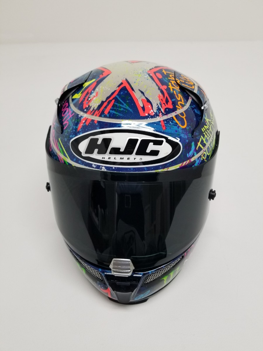 美品 HJC RPHA102013 カタルニアGP限定 ホルヘ・ロレンソ