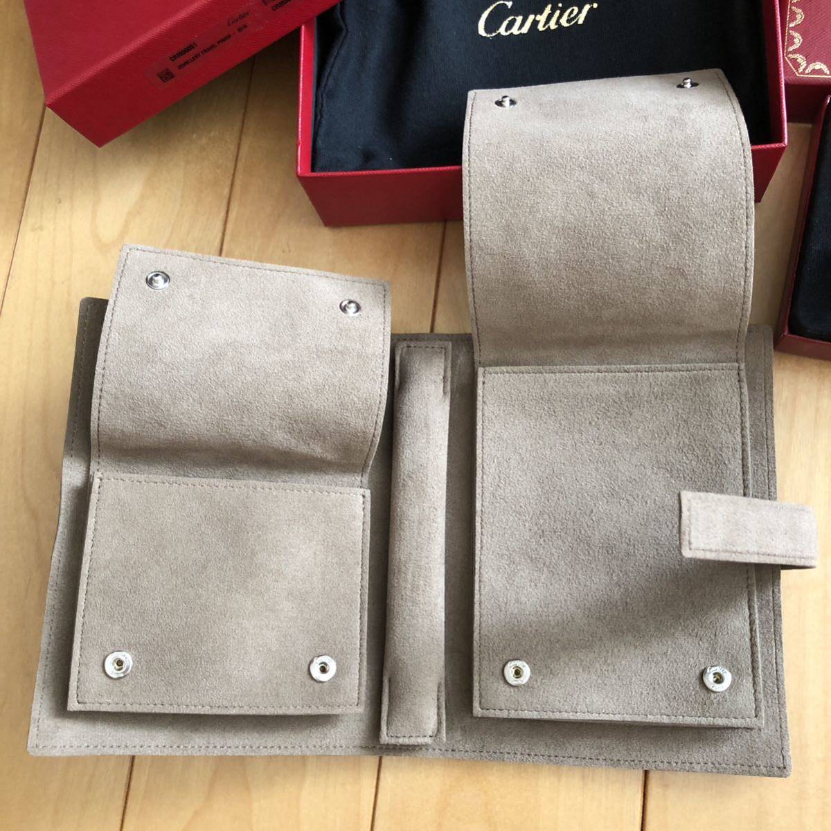 Cartier カルティエ ジュエリートラベルポーチ CRM00051 手帳型