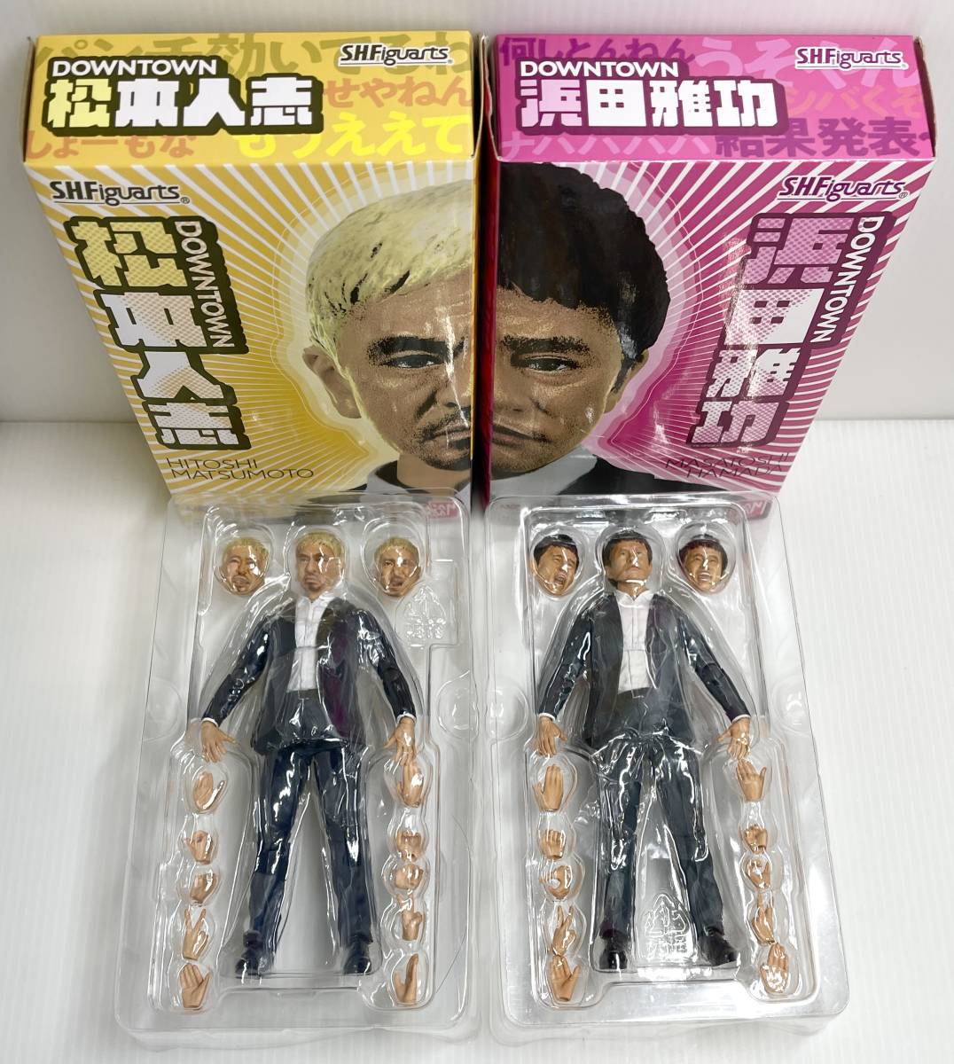 Yahoo!オークション - S.H.Figuartsダウンタウン・松本人志＆浜田雅功