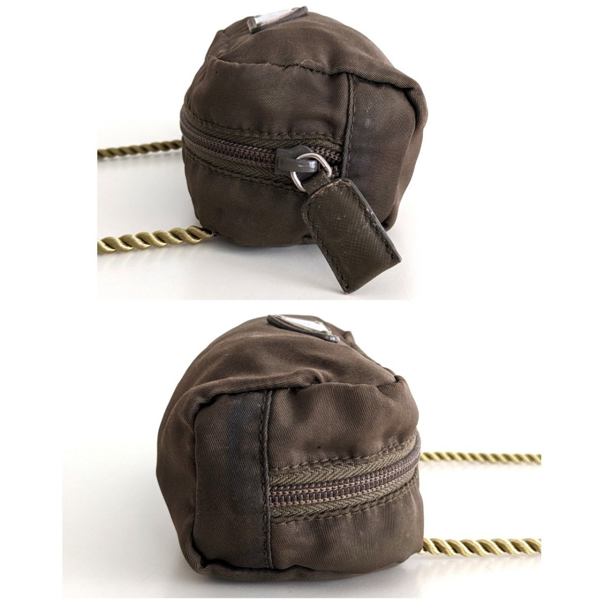 良品 PRADA オールドプラダ ヴィンテージ ナイロン サコッシュ ミニ