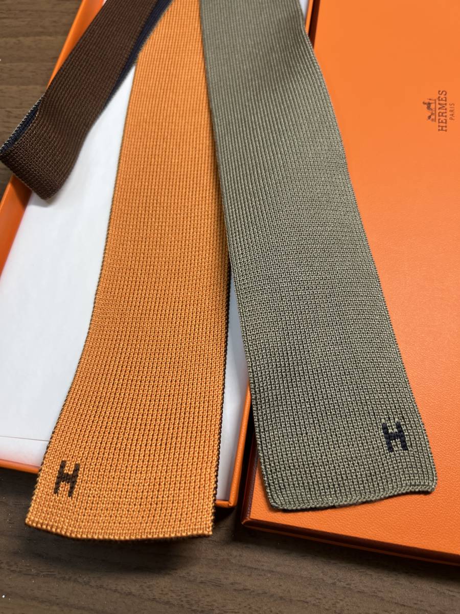 エルメス ニットタイ ネクタイ 4色 美品｜Yahoo!フリマ（旧PayPayフリマ）