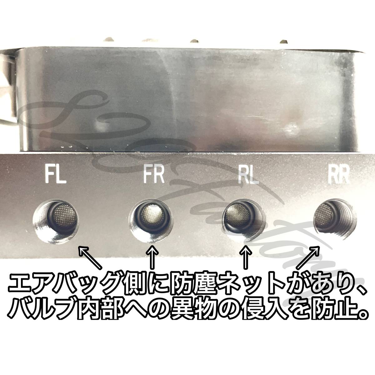マニホールドバルブ ソレノイドバルブ 電磁弁 4輪独立 4独 1/4 NPT 1年