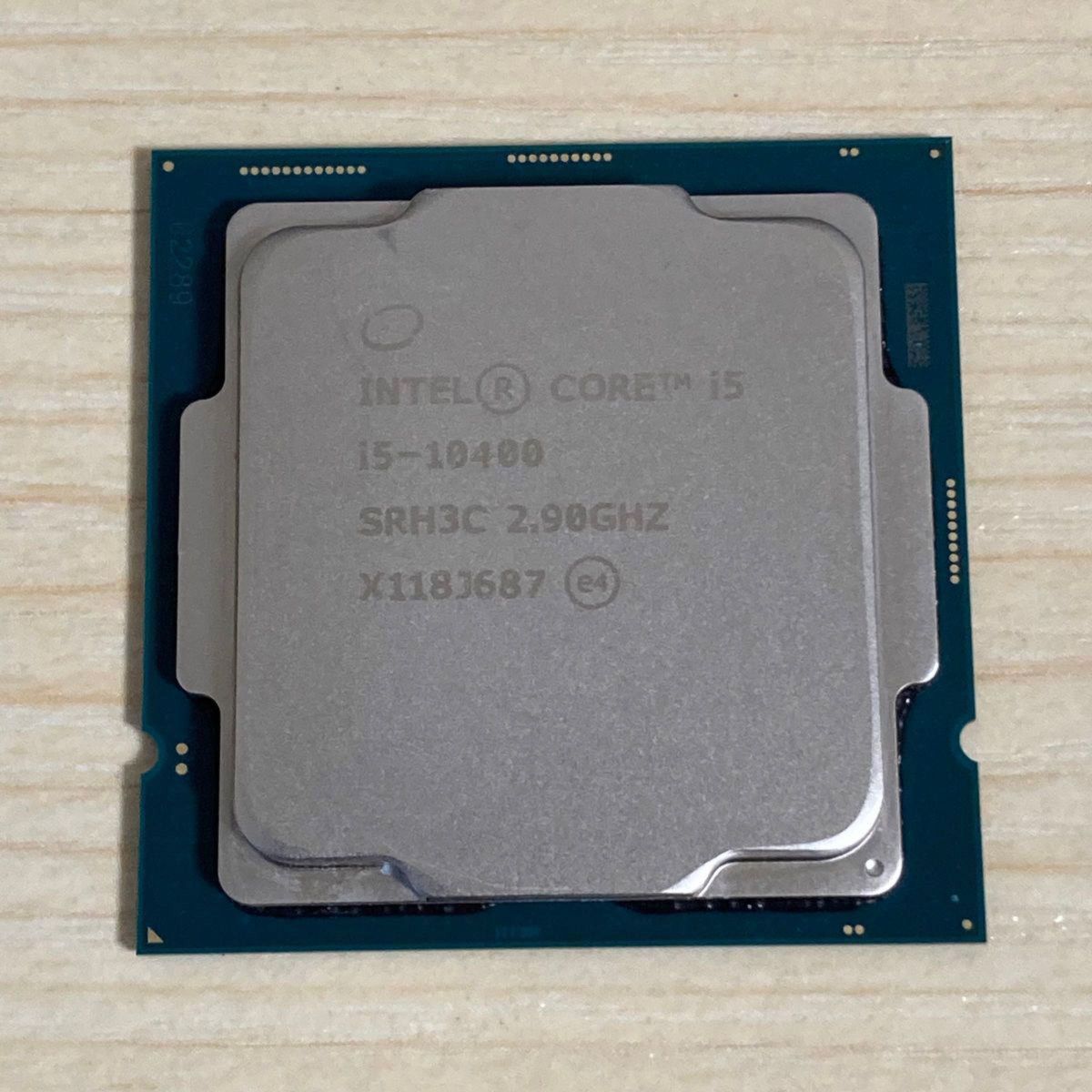 Intel Core i5 10400 動作確認済み FPO/ATPO確認済み GPU内蔵 6コア12