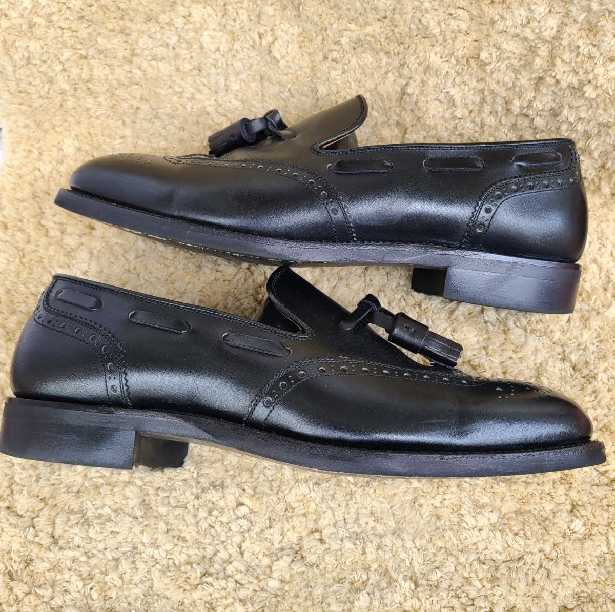 美品 25 0【SCOTCH GRAIN】 スコッチグレイン／タッセル ローファー