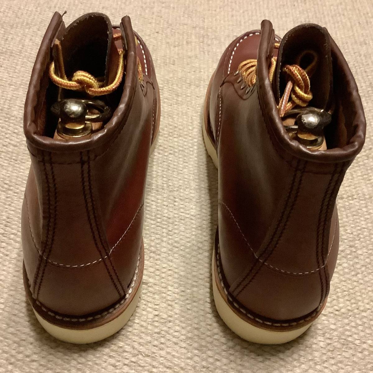 新品7D廃番9106カッパーワークスミスREDWINGモックトゥ14年10月製