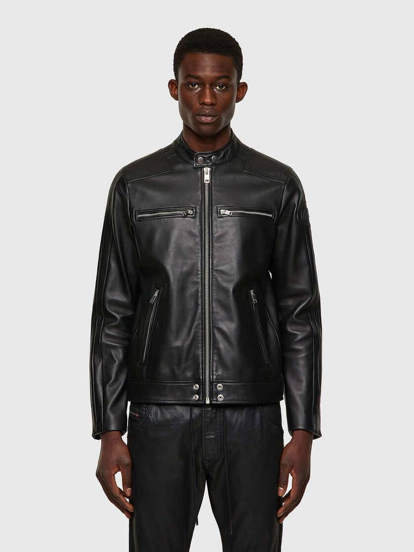 美品 DIESEL ディーゼル L-BOY 00S6Z1シングル レザーライダース